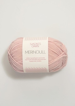 Garn Merinoull 3511 - Pudderrosa