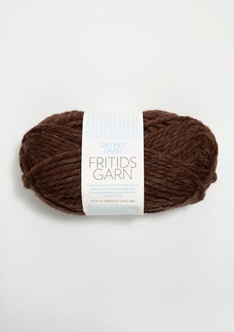 fritidsgarn-4071-moerk-brun-meleret