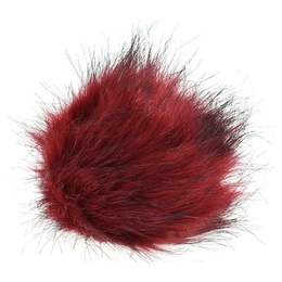 roed-mini-pompon-i-kunstpels