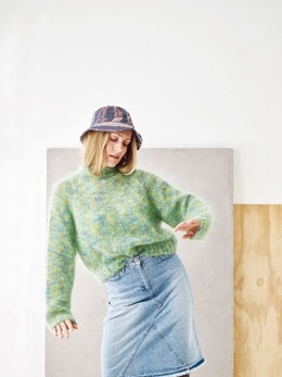 Enkelt raglan med loose fit - opskrift 893150