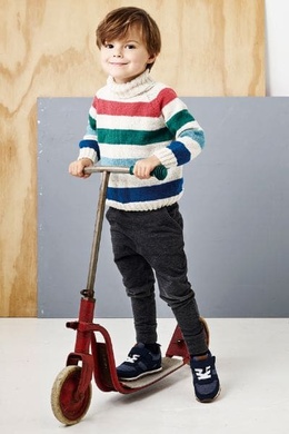 Stribet bluse i Esther - opskrift 893464