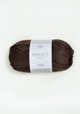 Garn Perfect 2571 Mørk Brun