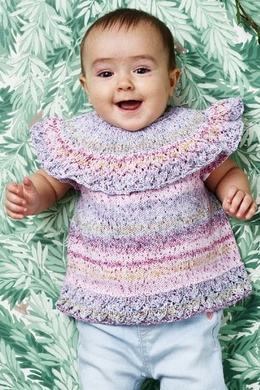 Bluse med fin flæse - Opskrift 891318