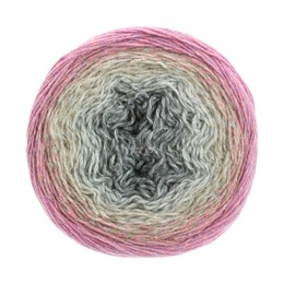 Garn til sjaler, der skifter farver