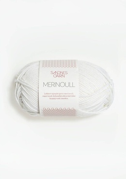 Garn Sandnes Merinoull 1001 - Hvid