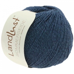 Luksusgarn Sommerseide 009 Mørkeblå