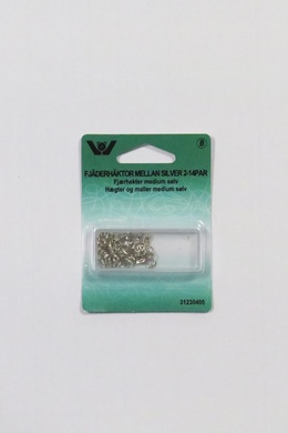 Hægter og maller medium  i Sølv