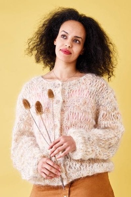 893159 - Trøje med mønstermix