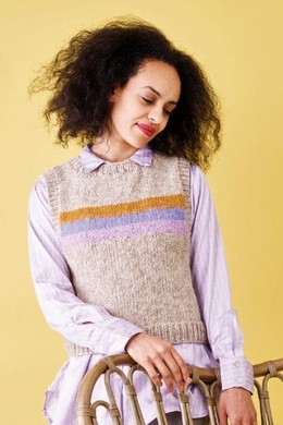 896271 - Vest med 3 striber