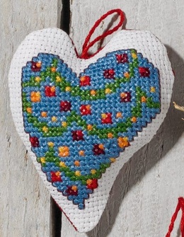 01-0252 Guirlande i hjerte