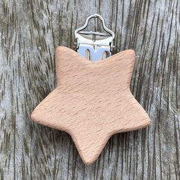 Seleclips i træ Stjerne