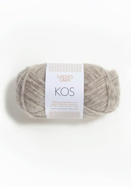 Garn Sandnes Kos 2611 Lys Beige Meleret
