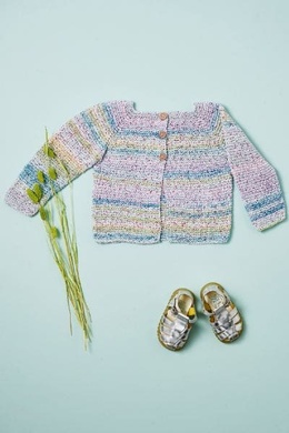 891325 - Retstrikket babytrøje