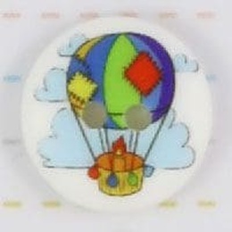Knap med luftballon