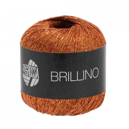 Lana Grossa Brillino 001 Kobberrød