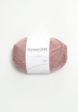Garn Sandnes KlompeLompe Tynn Merinoull 4032 Pudderrosa