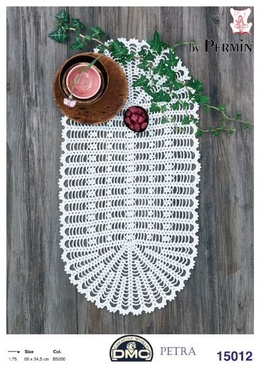 DMC 15012 Aflang hæklet dug