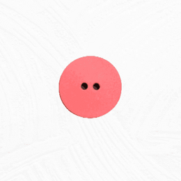 Plastikknap 23 mm terracotta