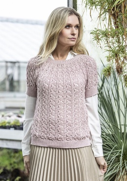 Strikkeopskrift på sommerbluse