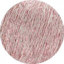 Garn Lana Grossa Brillino 08 Hvid-Rosa