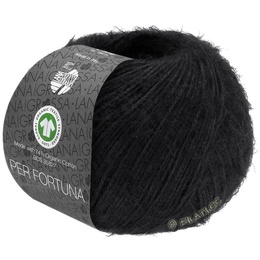 Garn Lana Grossa Per Fortuna 010 Sort