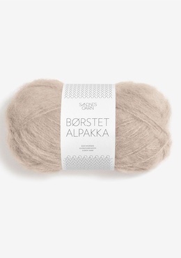 Garn Sandnes Børstet Alpakka 3021 Beige