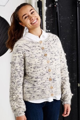 Strikkeopskrift på trøje med hulmønster