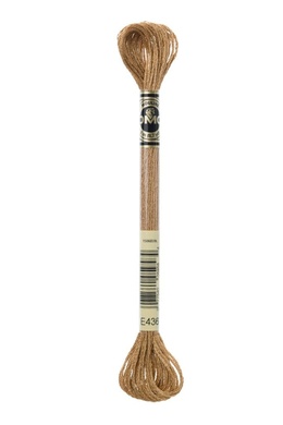 Broderigarn DMC Metallic E436 Lys Brun