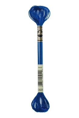 Broderigarn DMC Metallic E825 Blå