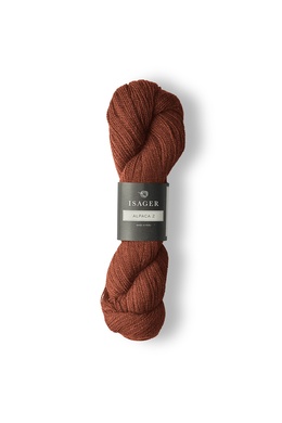 Garn Isager Alpaca 2 farve 33 Rødbrun