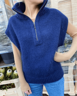 PetiteKnit Zipper Slipover