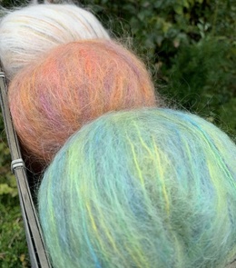 Mohairgarn Bella Color by Permin