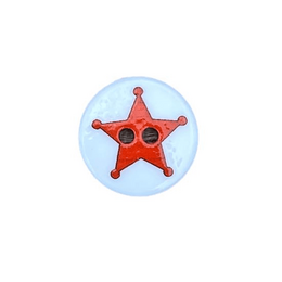 Knap med rød stjerne