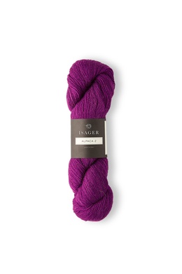 Garn Isager Alpaca 2 farve 17 Lilla