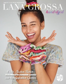 Opskriftshæfte med håndfarvet garn