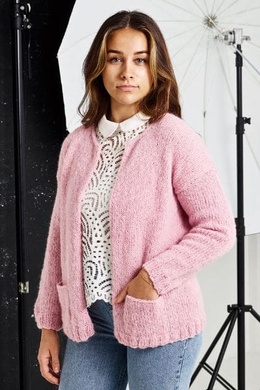 Strikkeopskrift på hyggetrøje