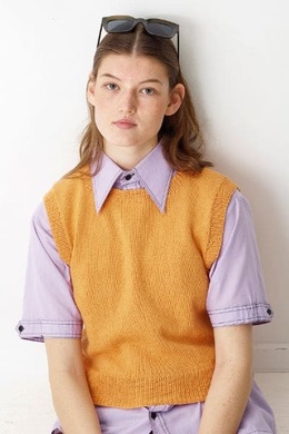 Strikkeopskrift på basis vest