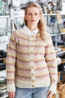 stribet-cardigan