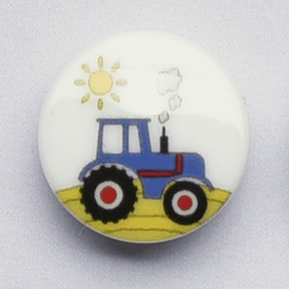 Knap med traktor