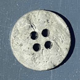 Kokosknap 15 mm Mosgrøn