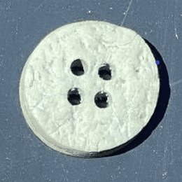 Kokosknap 15 mm aqua