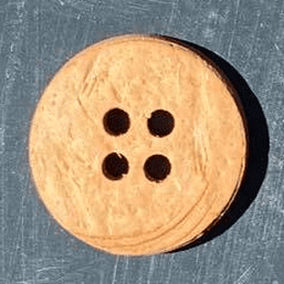 Kokosknap 15 mm Karamel