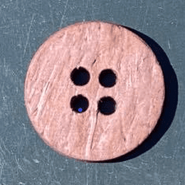 Kokosknap 15 mm Støvet Lilla