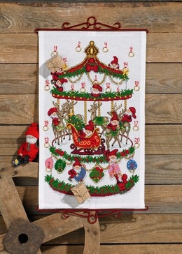 Pakkekalender med karussel