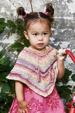 Hæklet poncho til børn