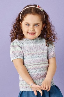 Strikkeopskrift på T-Shrit til børn