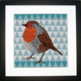 Broderi med rødkælk