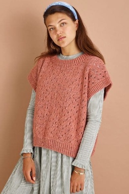 Strikkeopskrift på vest