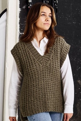 Strikkeopskrift vest
