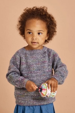 Strikkeopskrift på raglanbluse til børn